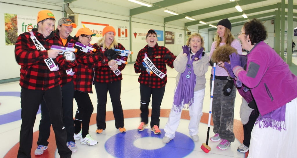 Skip to Equip teams face off on the ice at the Sioux Lookout Curling Club (Photo courtesy of Muriel Anderson)