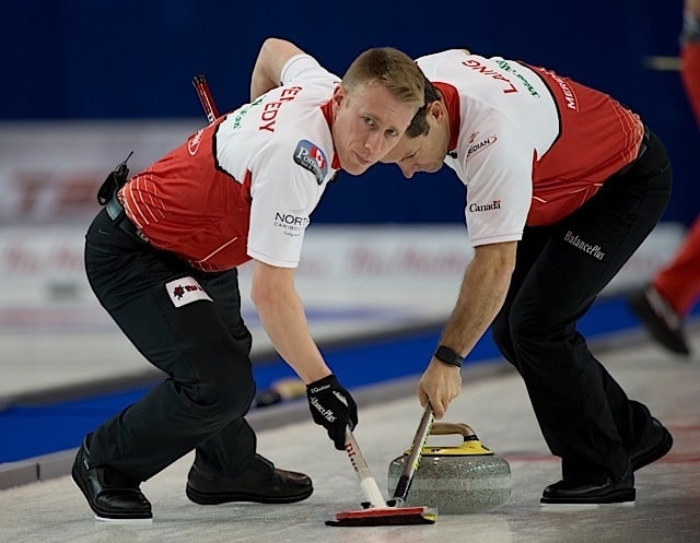 Marc Kennedy and Ben Hebert (Curling Canada/Michael Burns photo)
