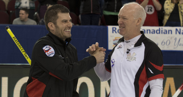 Craig SavillпїЅs return to the ice highlights night at Tim Hortons Brier ...