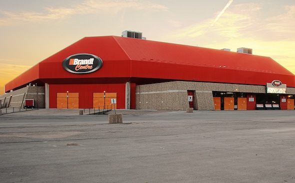 The Brandt Centre at EVRAZ Place will host the 2018 renewal of the Tim Hortons Brier. (Photo, Courtesy Brandt Centre/EVRAZ Place)