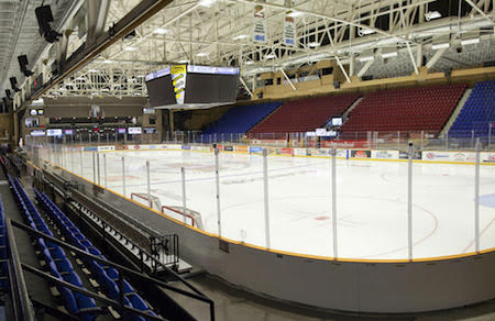 The North Bay Memorial Gardens, host arena for the 2018 Ford World Women's Curling Championship. (Photo, Courtesy City of North Bay)