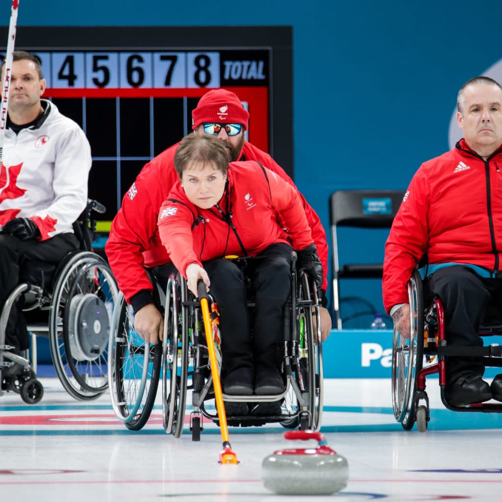 Canada didn't have an answer for Great Britain - Paralympic Winter Games PyeongChang 2018 © WCF / Céline Stucki