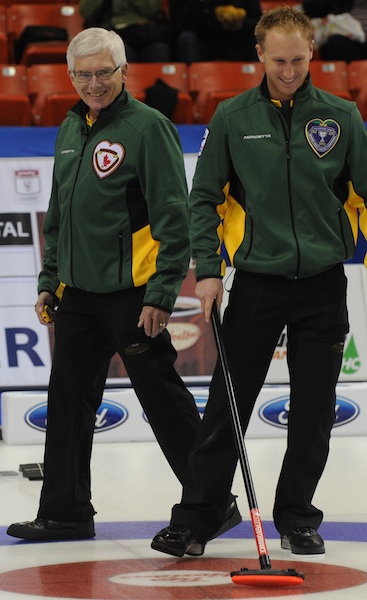 Tom Coulterman and Brad Jacobs (Photo CCA/Michael Burns)