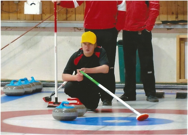 Tyler Smith in action at the 2012-2013 PEI provincial championship (Photo courtesy T. Smith)
